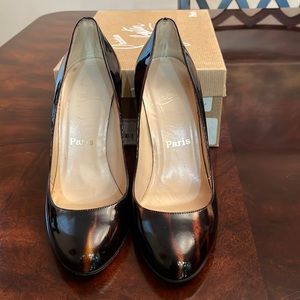 Christian Louboutin 100MM brown heel